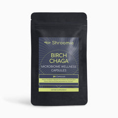 Birch Chaga Microbiome Wellness Capsules - Shroomie Blends