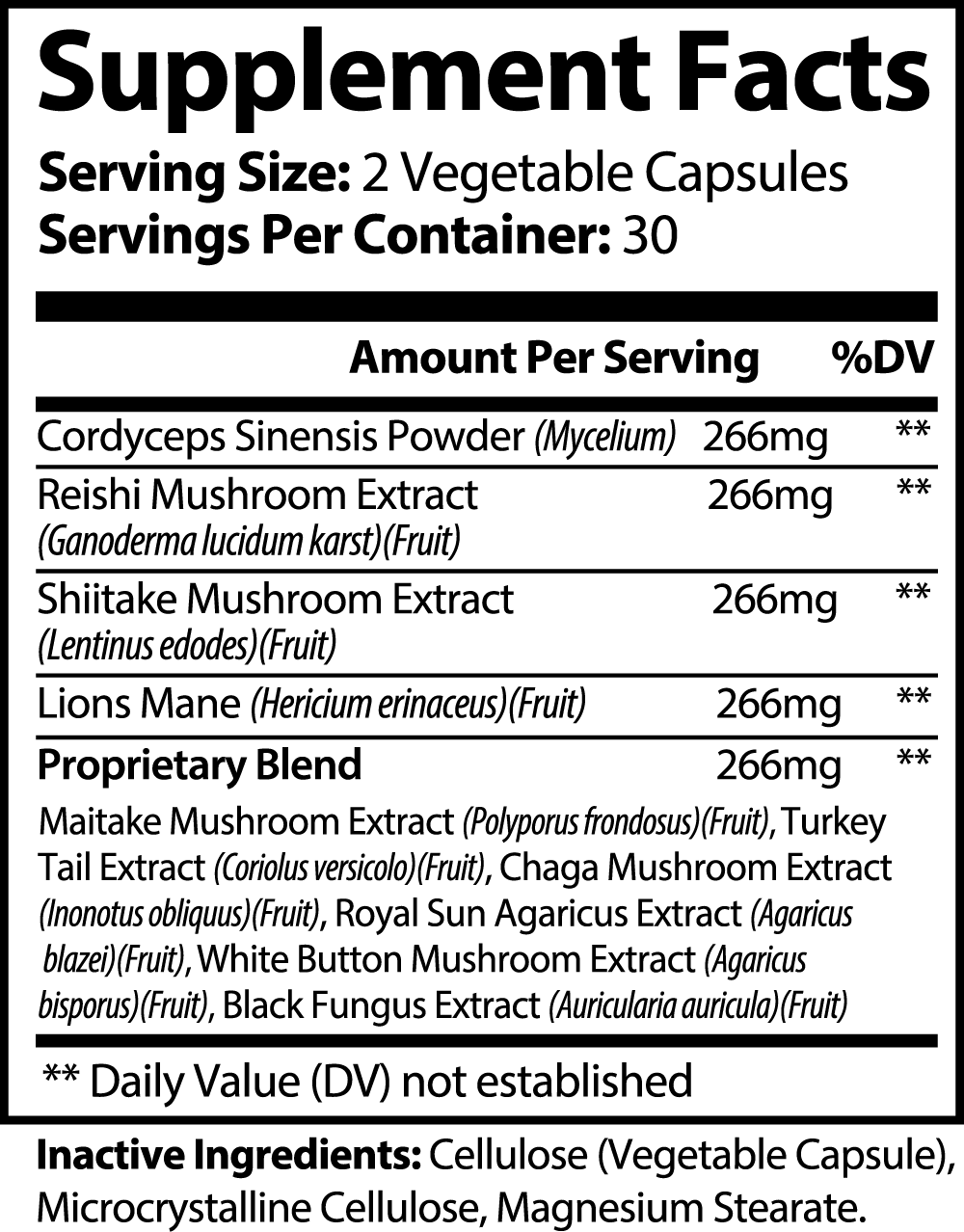 Mushroom 10x - Shroomie Blends